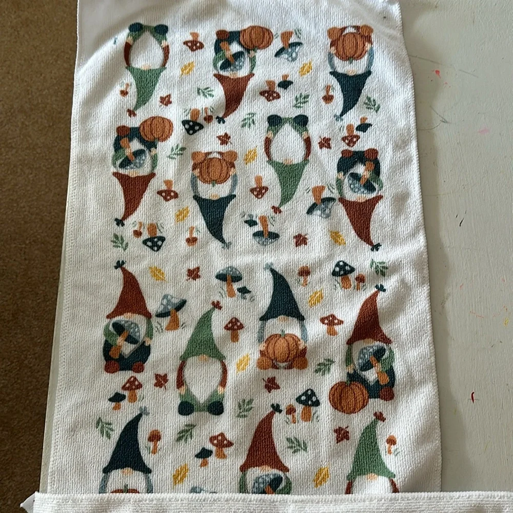 Set of Two Fall Hand Towels